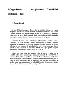 Monografie Consiliu Județean Iași - Pagina 1