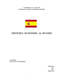 Sistemul Economic al Spaniei - Pagina 1