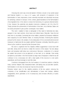 Studiul privind Armonizarea Sistemului Fiscal Românesc cu Cel Comunitar - Pagina 5