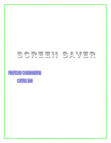 Screen Saver - Pagina 1