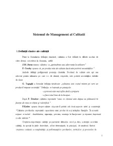 Sistemul de management al calității - Pagina 1