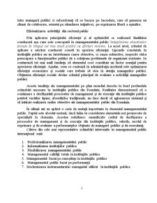 Oportunitatea adaptării și implementării abordărilor recente din managementul public internațional în instituțiile publice din România - Pagina 5