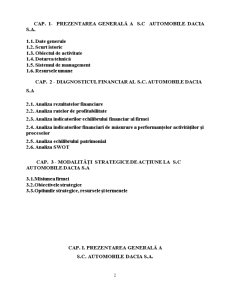 Proiect Economic SC Automobile Dacia SA - Pagina 2