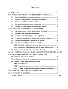 Calculația Costului Unitar prin Metoda pe Faze Varianta cu Semifabricate - Pagina 2