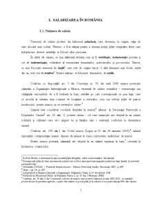 Dreptul la salarizare în societatea românească cu accent pe legea salarizării unitare - Pagina 1