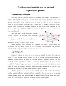 Rezolvarea Problemei Comis-Voiajorului cu Algoritmi Genetici - Pagina 1
