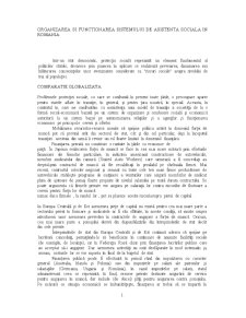Organizarea și funcționarea sistemului de asistență socială în România - Pagina 1