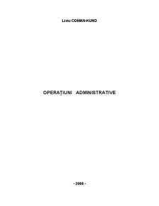 Operațiuni Administrative - Pagina 1