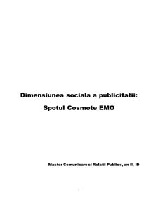 Dimensiunea socială a publicității - Pagina 1