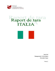 Raport de țară - Italia - Pagina 1