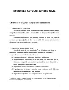 Efectele Actului Juridic Civil - Pagina 2