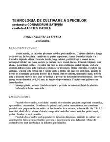 Tehnologia de Cultivare - Pagina 1
