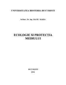 Ecologie și Protecția Mediului - Pagina 1