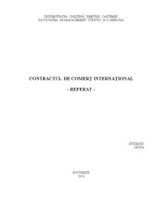 Contractul de Comerț Internațional - Pagina 1