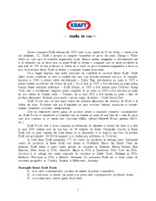 Studiu de Caz - Kraft Foods - Pagina 1