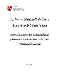 Societatea Natională de Cruce Rosie Română Filiala Iasi - Pagina 1