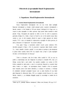 Obiectivele și Operațiunile Băncii Reglementelor Internaționale - Pagina 2