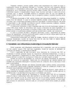 Studiul de diagnoză privind leadershipul în cadrul Colegiului Național Economic Andrei Bârseanu din Brașov - Pagina 3