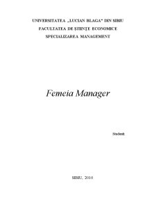 Femeia Manager - Pagina 1