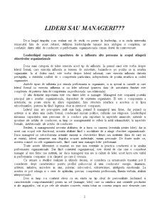 Lideri sau Manageri - Pagina 2