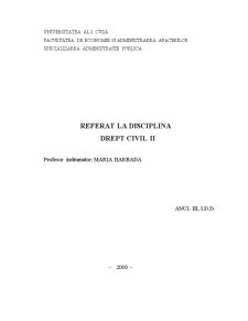 Reglementarea dreptului la moștenire în Constituția României și Codul Civil - Pagina 1