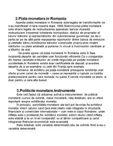 Sistemul Monetar în România - Pagina 5