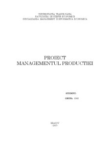 Proiect Managementul Serviciilor - Pagina 1