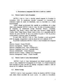 Metro Cash&Carry România SRL - Pagina 3
