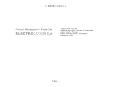 Proiect Management Financiar - SC Electrocarbon SA - Pagina 1