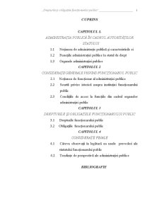 Drepturile și Obligațiile Funcționarilor Publici - Pagina 1