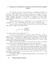 Metoda lui Newton pentru Ecuații Neliniare - Pagina 5