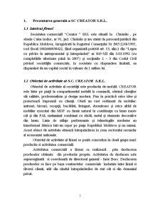 Aspecte Teoretice si Practice Privind Implementarea Contabilitatii Manageriale la Societatea SC Creator SRL Chisinau - Pagina 3