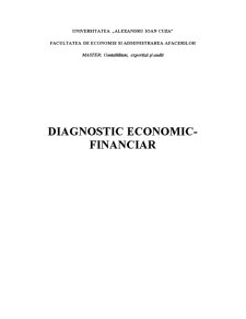 Diagnostic Economic Financiar - Pagina 1