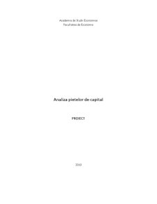 Analiza piețelor de capital - Pagina 1