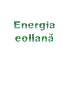 Energia Eoliană - Pagina 1