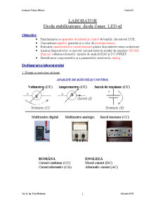 Dispozitive și componențe electronice - Pagina 1