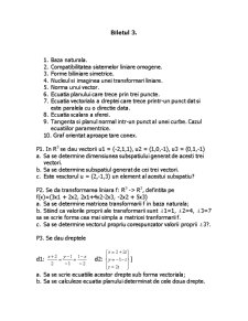 Algebră liniară și geometrie analitică diferențială - Pagina 2