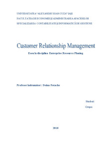 Customer Relationship Management - Pagina 1
