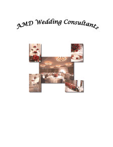 Business Plan - Wedding Consultant - Pagina 1