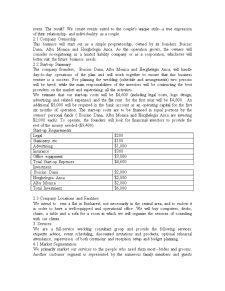 Business Plan - Wedding Consultant - Pagina 3