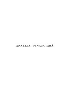 Analiza Financiară - Pagina 1