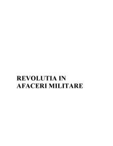 Revoluția în afaceri militare - Pagina 1