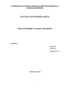 Economie Agroturistica - Comuna Agroturistica Moeciu - Pagina 1