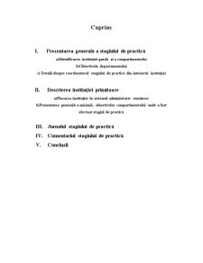 Raport de practică - Primăria Sectorului Nr 3 București - Pagina 2