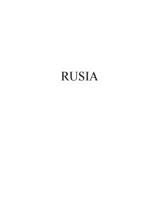 Comerțul internațional al Rusiei - Pagina 1