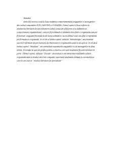 Cercetarea comportamentului organizațional în cadrul companiilor BCR, Danone și Dunărea - Pagina 2