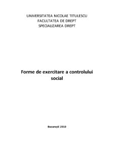 Forme de Exercitare a Controlului Social - Pagina 1