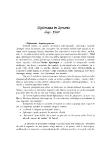 Diplomația în România după 1989 - Pagina 1