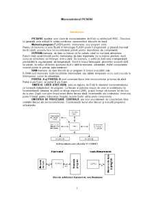 Microcontrolerul PIC16F84 - Pagina 1