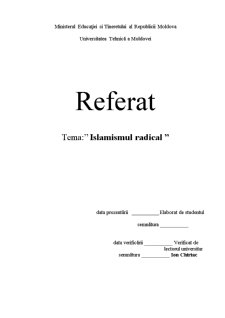 Islamismul Radical - Pagina 1